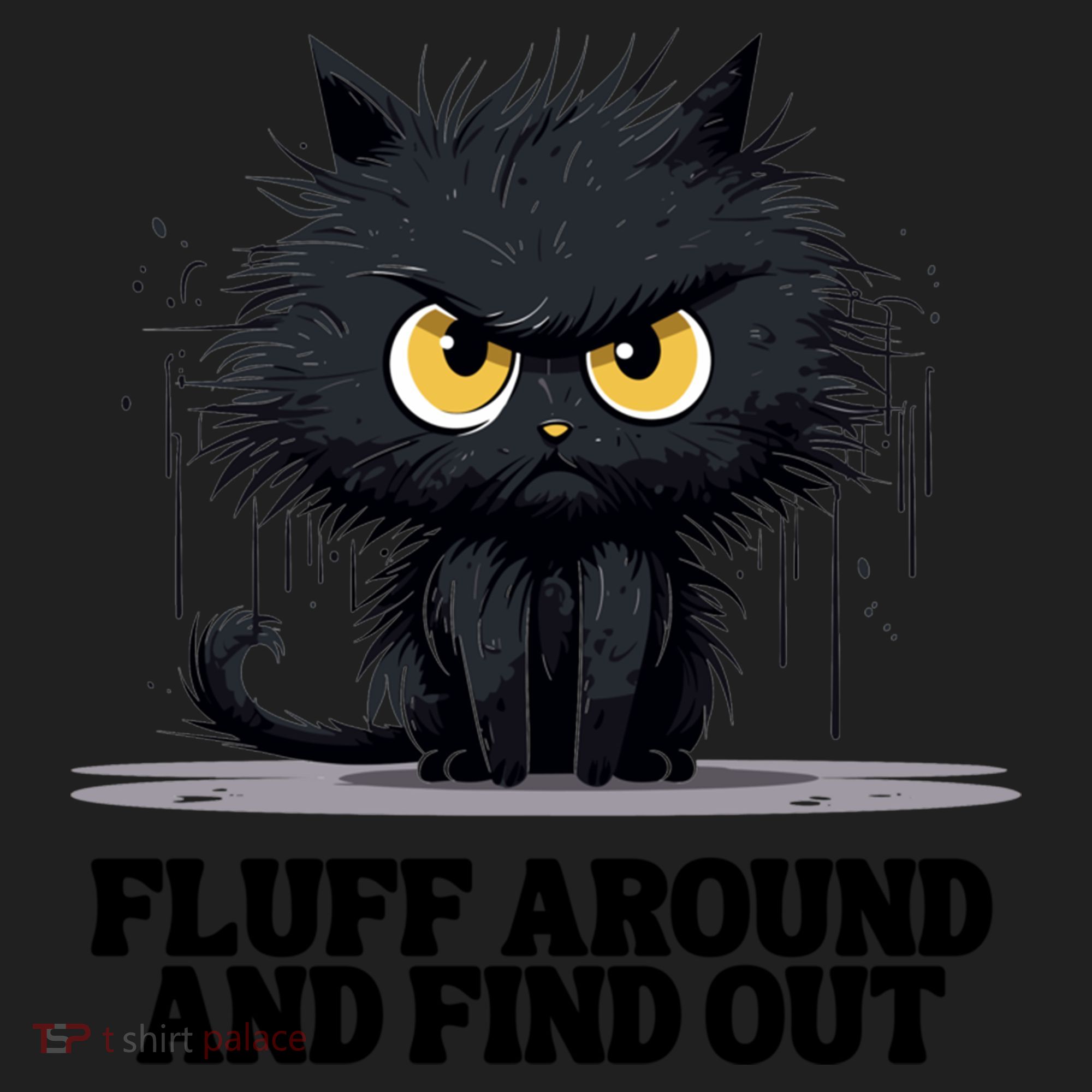 Funny Angry Cat Fluff Around And Find Out Cute Gift Beanie