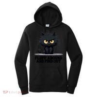 Funny Angry Cat Fluff Around And Find Out Cute Gift Women's Hoodie thumb 0