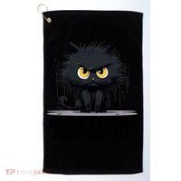 Funny Angry Cat Fluff Around And Find Out Cute Gift Golf Towel thumb 0