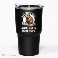 Funny A Clean Beaver Always Gets More Wood Beaver Lover Tumbler thumb 0