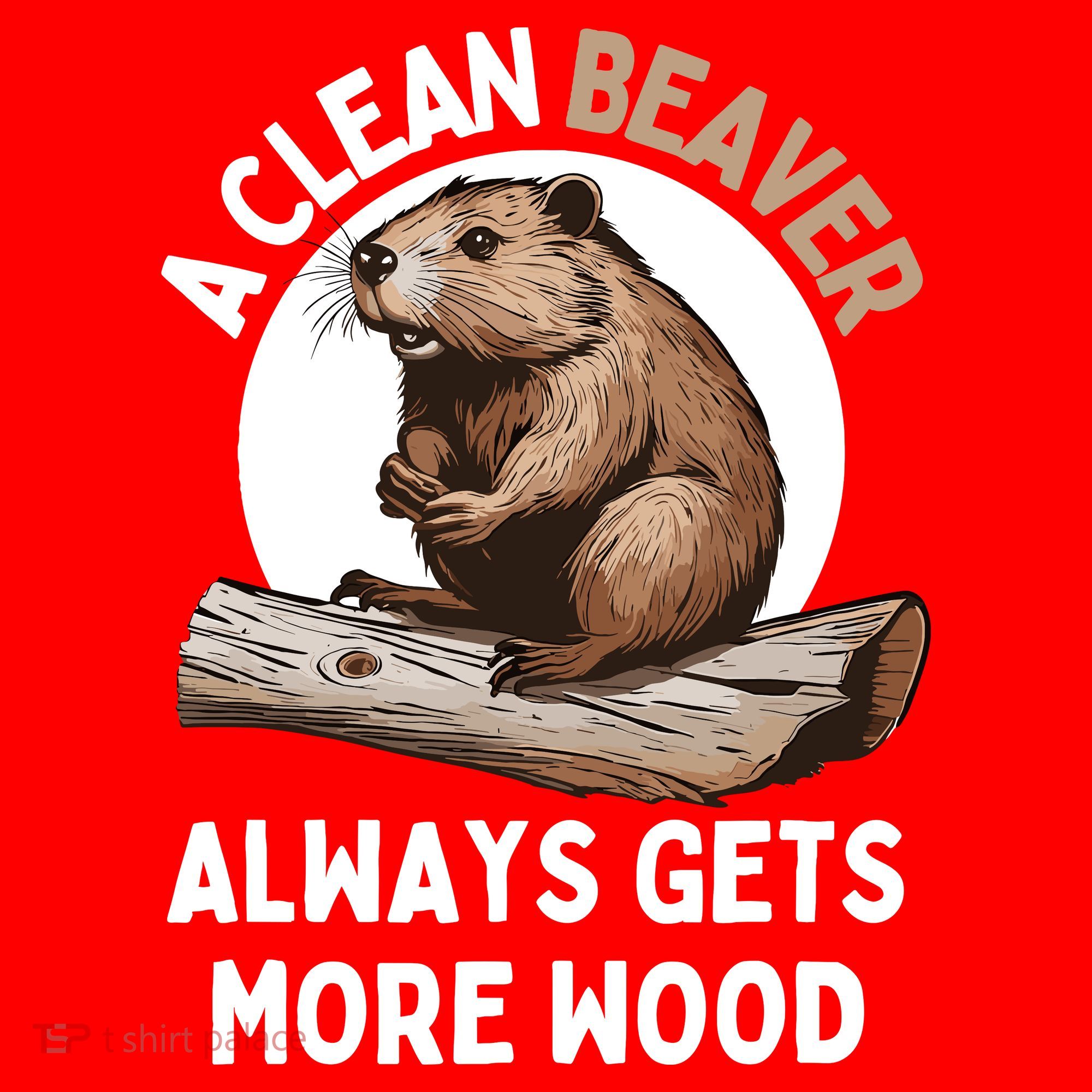 Funny A Clean Beaver Always Gets More Wood Beaver Lover Santa Hat