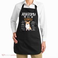 Funny Anatomy Corgi Dog Lover Gift Apron thumb 2