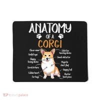 Funny Anatomy Corgi Dog Lover Gift Mousepad thumb 0
