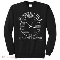 Funny Accountant Clock Gift For Cpa Accounting Men Women Cool Gift Sweatshirt thumb 0