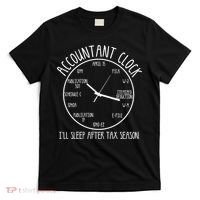 Funny Accountant Clock Gift For Cpa Accounting Men Women Cool Gift T-Shirt thumb 0