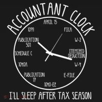 Funny Accountant Clock Gift For Cpa Accounting Men Women Cool Gift T-Shirt thumb 7