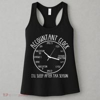 Funny Accountant Clock Gift For Cpa Accounting Men Women Cool Gift Women's Tank Top thumb 3