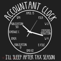 Funny Accountant Clock Gift For Cpa Accounting Men Women Cool Gift Hat thumb 2