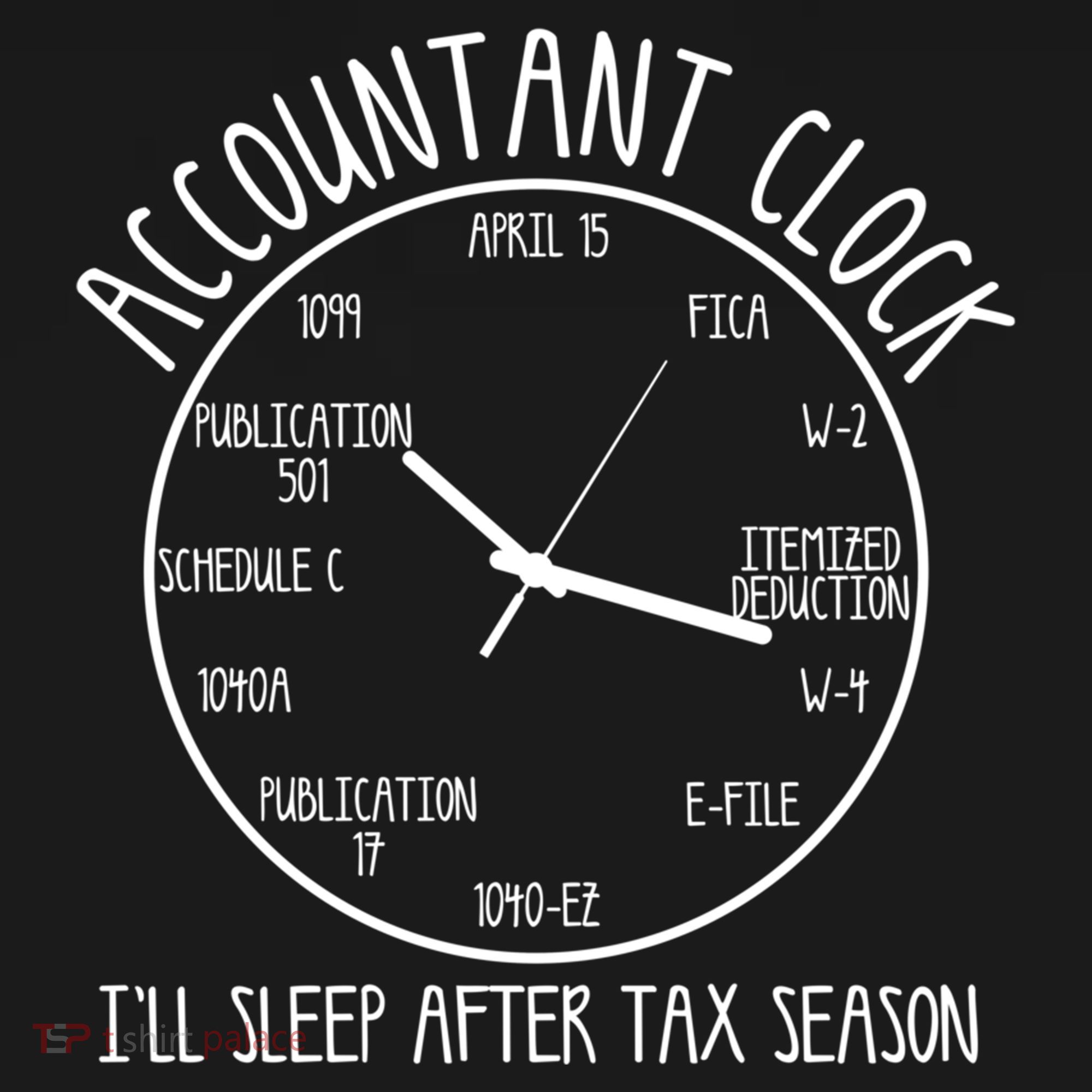 Funny Accountant Clock Gift For Cpa Accounting Men Women Cool Gift Toddler Hoodie