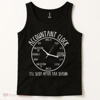 Funny Accountant Clock Gift For Cpa Accounting Men Women Cool Gift Tank Top thumb 2