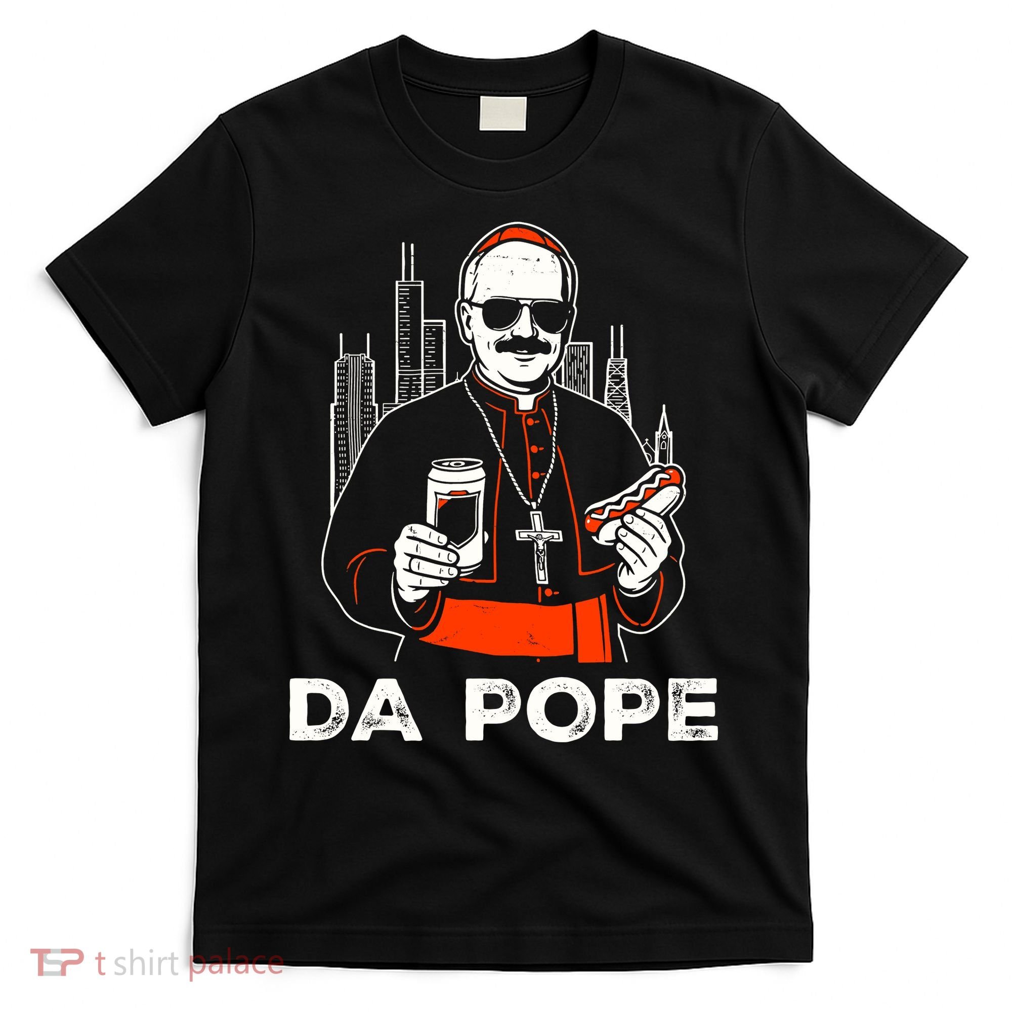 From America Chicago Da Pope Leo XIV Funny Vintage T-Shirt