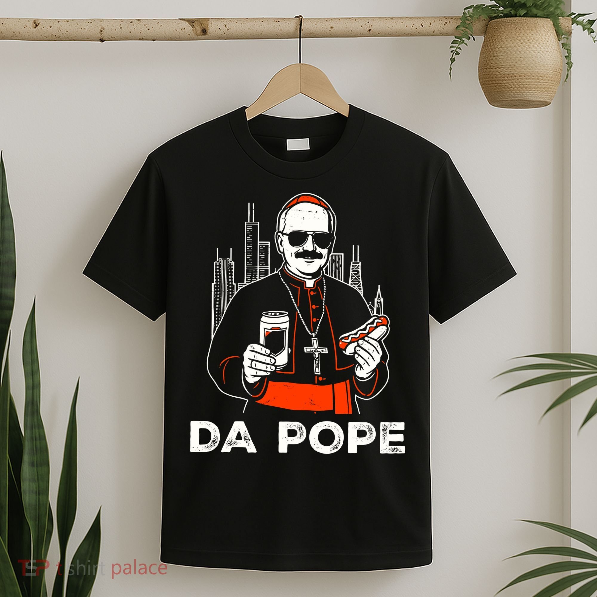 From America Chicago Da Pope Leo XIV Funny Vintage T-Shirt