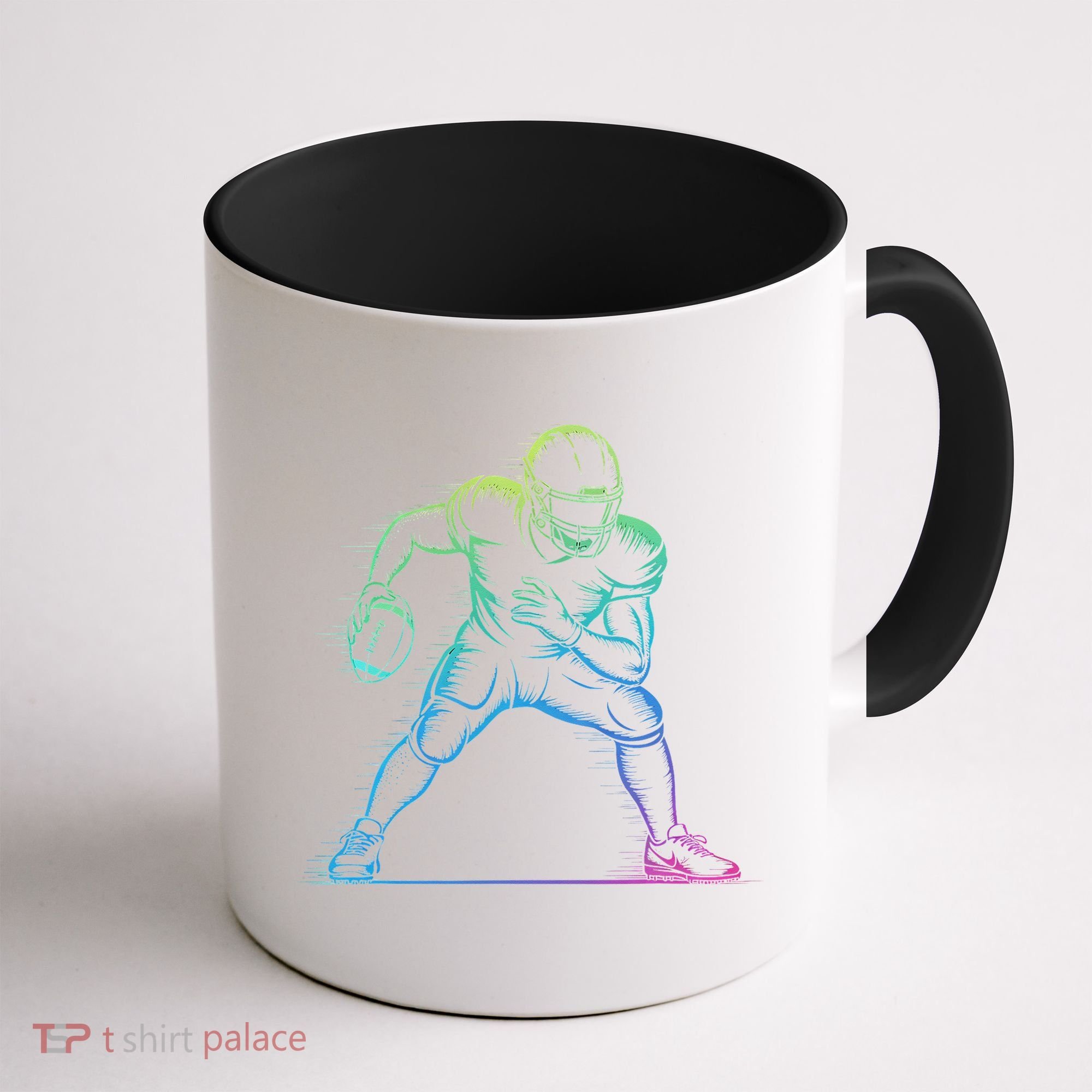 Football Apparel Center Player Coach Football Coffee Mug
