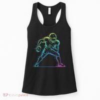 Football Apparel Center Player Coach Football Women's Tank Top thumb 0