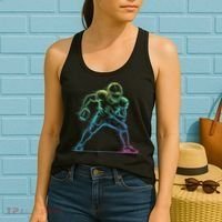 Football Apparel Center Player Coach Football Women's Tank Top thumb 2