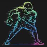 Football Apparel Center Player Coach Football Women's Tank Top thumb 5