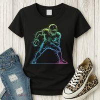 Football Apparel Center Player Coach Football Women's T-Shirt thumb 3