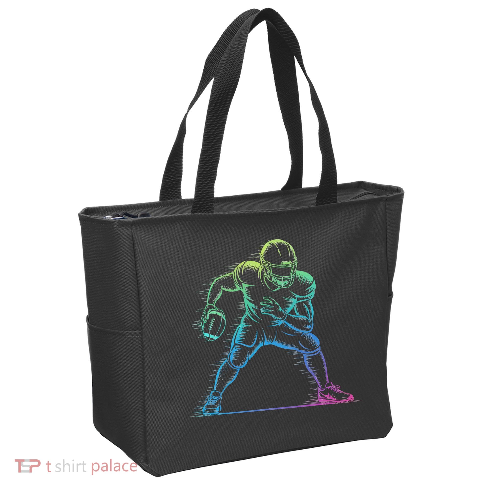Football Apparel Center Player Coach Football Tote Bag