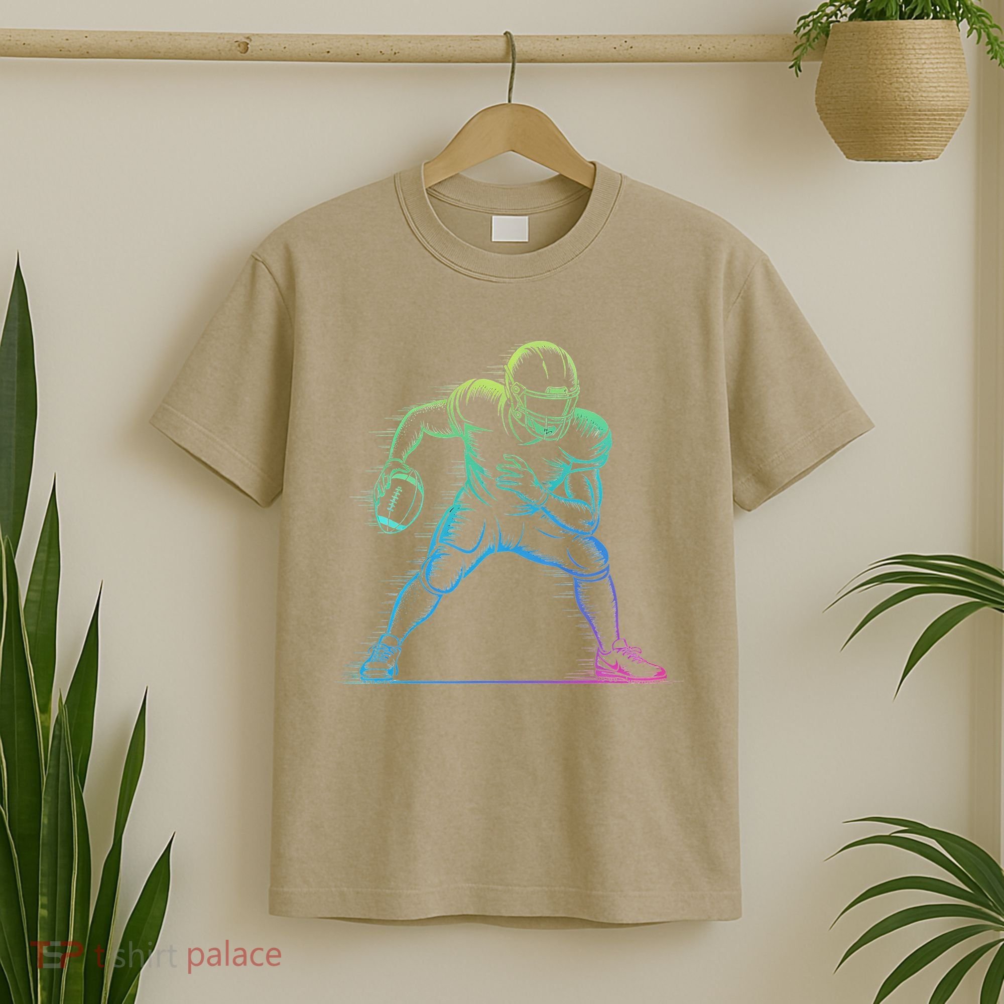 Football Apparel Center Player Coach Football T-Shirt