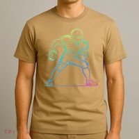 Football Apparel Center Player Coach Football T-Shirt thumb 3