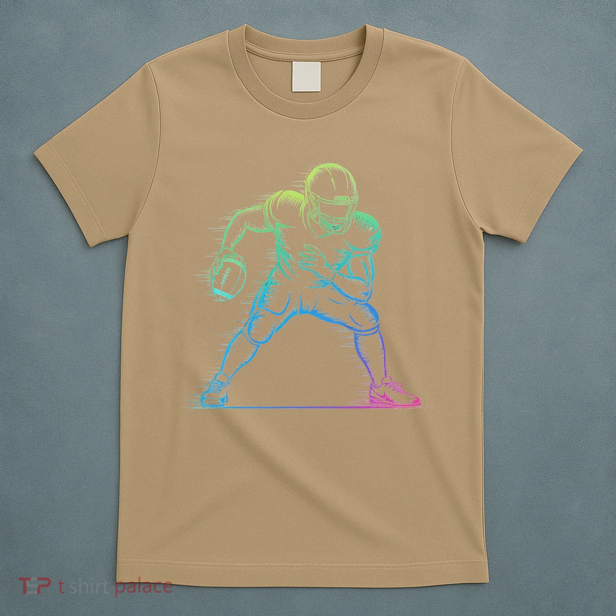 Football Apparel Center Player Coach Football T-Shirt