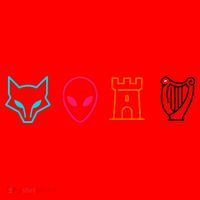 Fox Alien Castle Harp Mystic Icons Emblem Santa Hat thumb 1