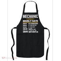 Funny Auto Car Mechanic Hourly Rate Best Gift Idea Apron thumb 0