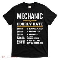 Funny Auto Car Mechanic Hourly Rate Best Gift Idea T-Shirt thumb 0