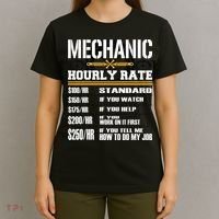 Funny Auto Car Mechanic Hourly Rate Best Gift Idea T-Shirt thumb 4