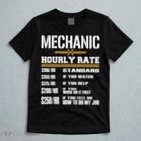 Funny Auto Car Mechanic Hourly Rate Best Gift Idea T-Shirt thumb 5