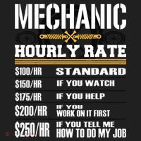 Funny Auto Car Mechanic Hourly Rate Best Gift Idea Beanie thumb 2