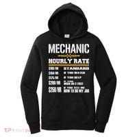 Funny Auto Car Mechanic Hourly Rate Best Gift Idea Women's Hoodie thumb 0