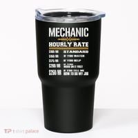 Funny Auto Car Mechanic Hourly Rate Best Gift Idea Tumbler thumb 0