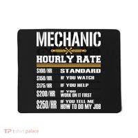 Funny Auto Car Mechanic Hourly Rate Best Gift Idea Mousepad thumb 0