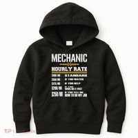 Funny Auto Car Mechanic Hourly Rate Best Gift Idea Kids Hoodie thumb 0