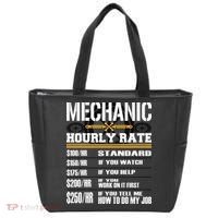 Funny Auto Car Mechanic Hourly Rate Best Gift Idea Tote Bag thumb 0