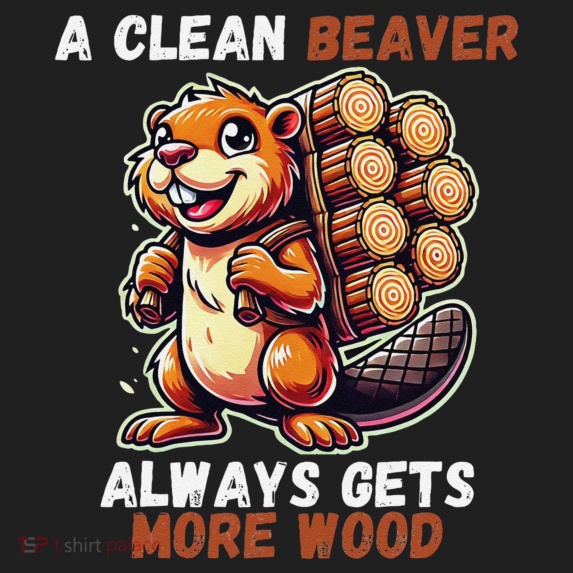 Funny A Clean Beaver Always Gets More Wood Women's Sweatshirt