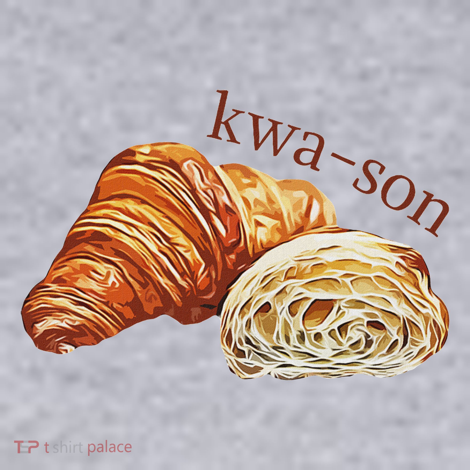 French Accents Croissant Lover Kwa Son Cute Funny Cotton Polyeste Women's Sweatshirt