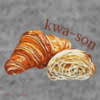 French Accents Croissant Lover Kwa Son Cute Funny Cotton Polyeste Toddler Hoodie thumb 2