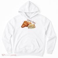 French Accents Croissant Lover Kwa Son Cute Funny Cotton Polyeste Hoodie thumb 0