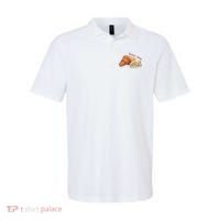 French Accents Croissant Lover Kwa Son Cute Funny Cotton Polyeste Polo thumb 0