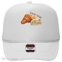 French Accents Croissant Lover Kwa Son Cute Funny Cotton Polyeste Hat thumb 0