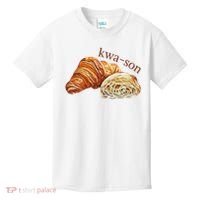 French Accents Croissant Lover Kwa Son Cute Funny Cotton Polyeste Kids T-Shirt thumb 0