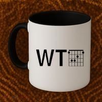 Fun And Cool Wtf With F Chord Gift Coffee Mug thumb 2