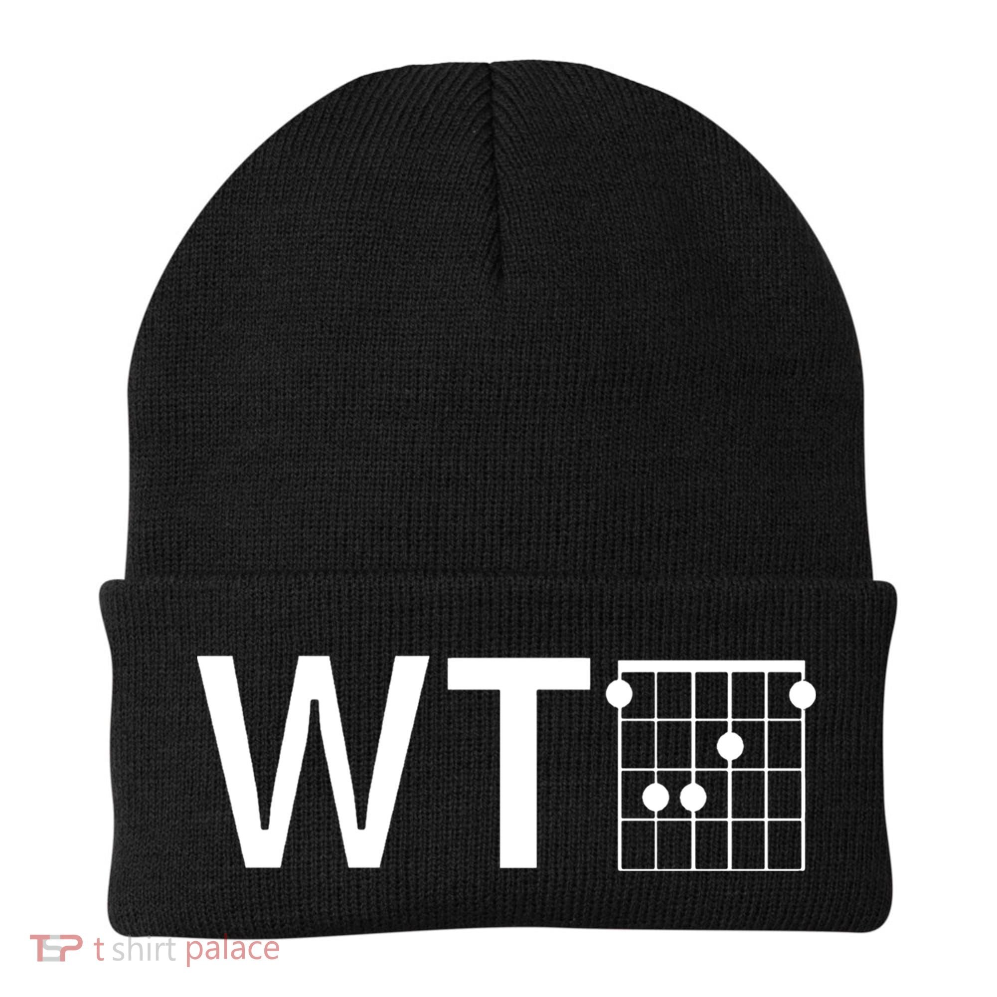 Fun And Cool Wtf With F Chord Gift Beanie