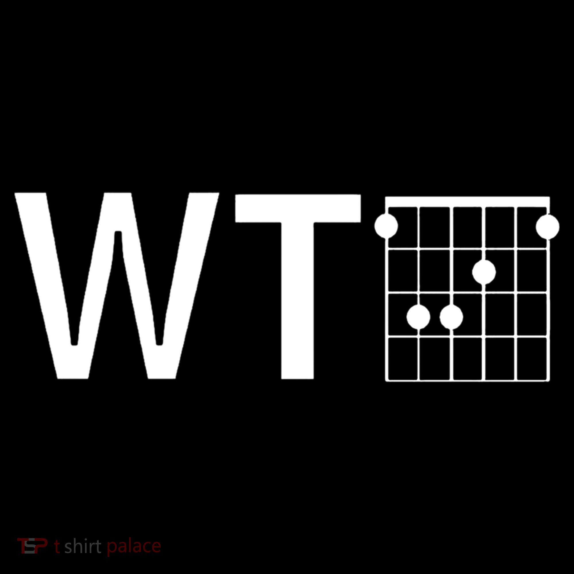 Fun And Cool Wtf With F Chord Gift Women's Hoodie