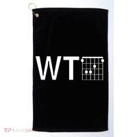 Fun And Cool Wtf With F Chord Gift Golf Towel thumb 0