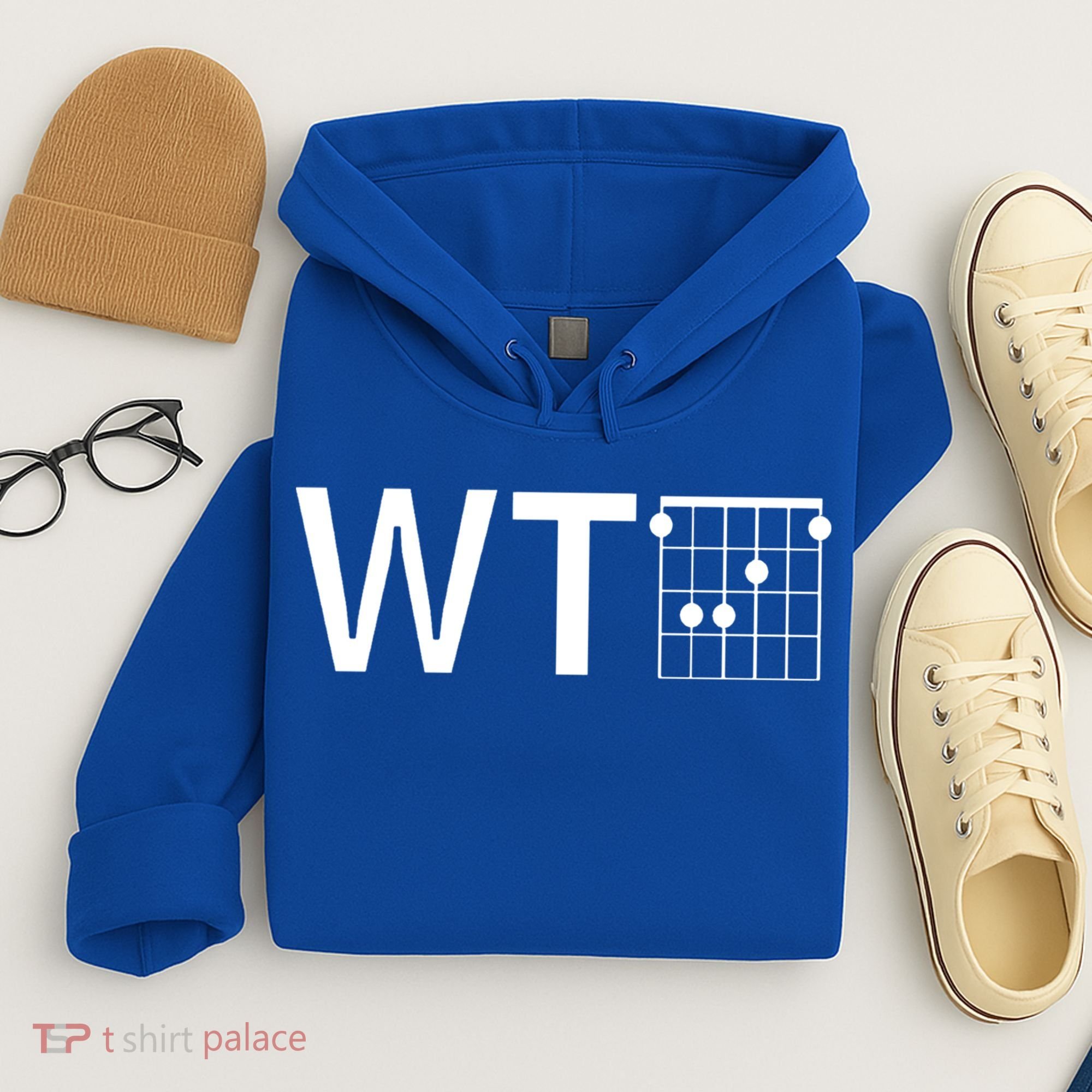 Fun And Cool Wtf With F Chord Gift Hoodie