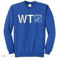 Fun And Cool Wtf With F Chord Gift Sweatshirt thumb 0