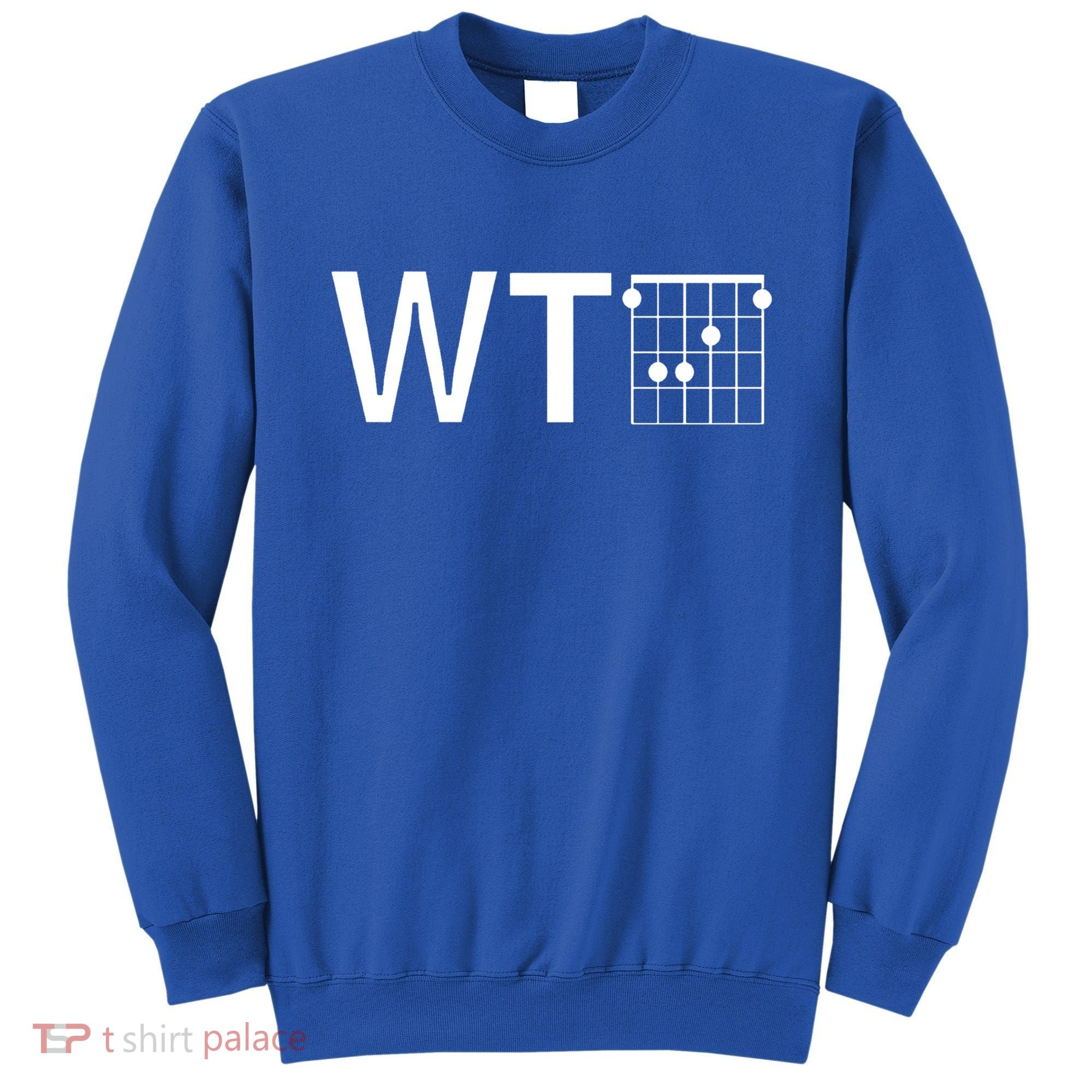 Fun And Cool Wtf With F Chord Gift Sweatshirt